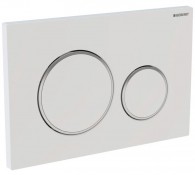 Placca di comando Sigma20, per risciacquo a due quantità Placca di comando Sigma20, per risciacquo a due quantità